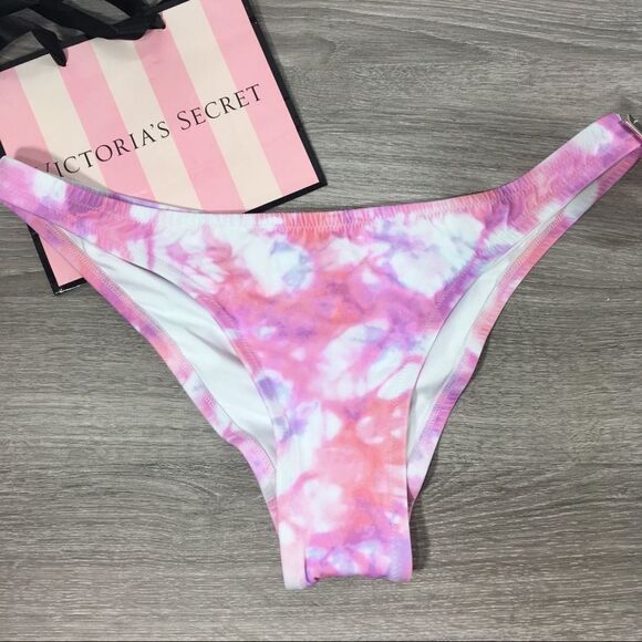 VS‎ TIE DYE SCRUNCH BIKINI SWIM BOTTOM NWT - Picture 2 of 5
